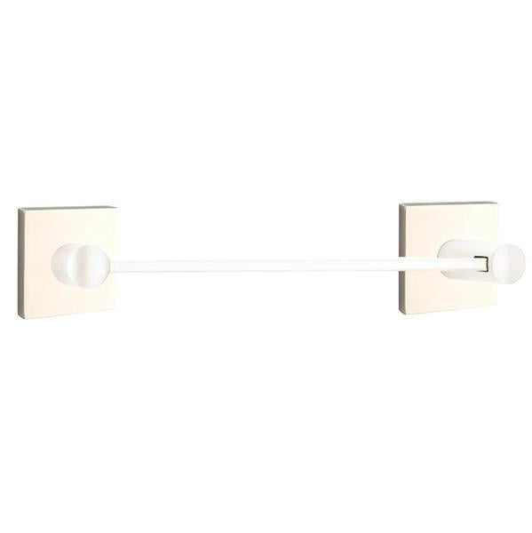 Emtek - Brass Modern Towel Bar, 12 Inch