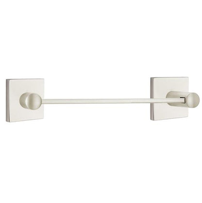 Emtek - Brass Modern Towel Bar, 12 Inch