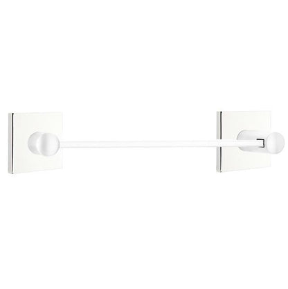 Emtek - Brass Modern Towel Bar, 12 Inch