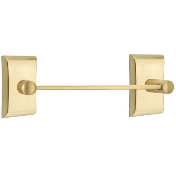 Emtek - Brass Modern Towel Bar, 12 Inch