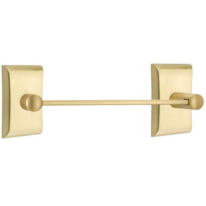 Emtek - Brass Modern Towel Bar, 12 Inch