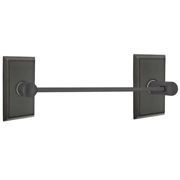 Emtek - Brass Modern Towel Bar, 12 Inch