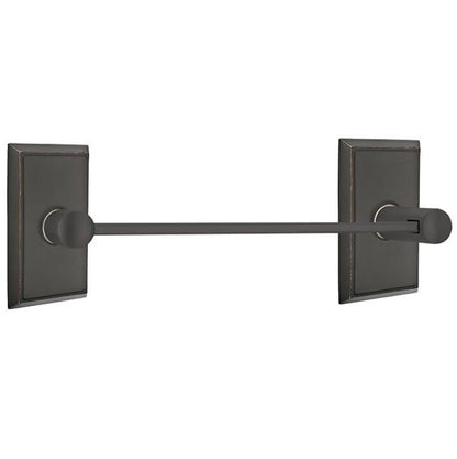 Emtek - Brass Modern Towel Bar, 12 Inch