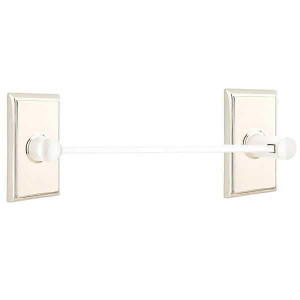 Emtek - Brass Modern Towel Bar, 12 Inch