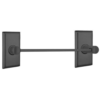 Emtek - Brass Modern Towel Bar, 12 Inch