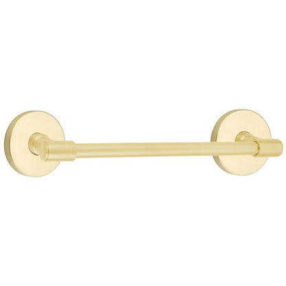 Emtek - Transitional Brass Towel Bar, 18 Inch