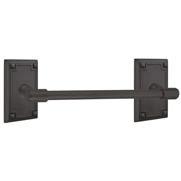 Emtek - Transitional Brass Towel Bar, 18 Inch