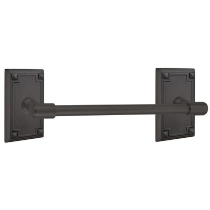 Emtek - Transitional Brass Towel Bar, 18 Inch