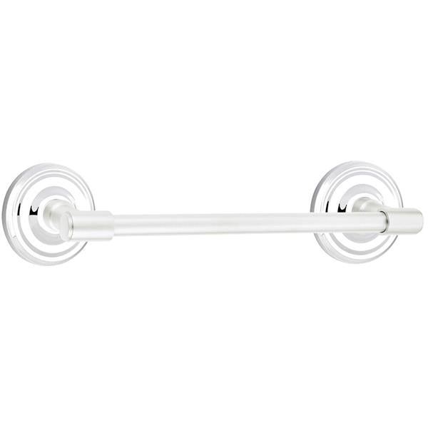 Emtek - Transitional Brass Towel Bar, 18 Inch