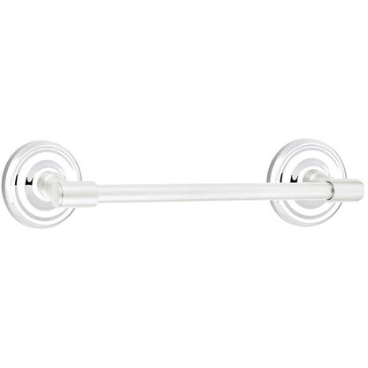 Emtek - Transitional Brass Towel Bar, 18 Inch