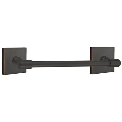 Emtek - Transitional Brass Towel Bar, 18 Inch