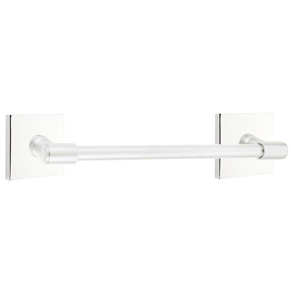 Emtek - Transitional Brass Towel Bar, 18 Inch