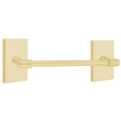 Emtek - Transitional Brass Towel Bar, 18 Inch