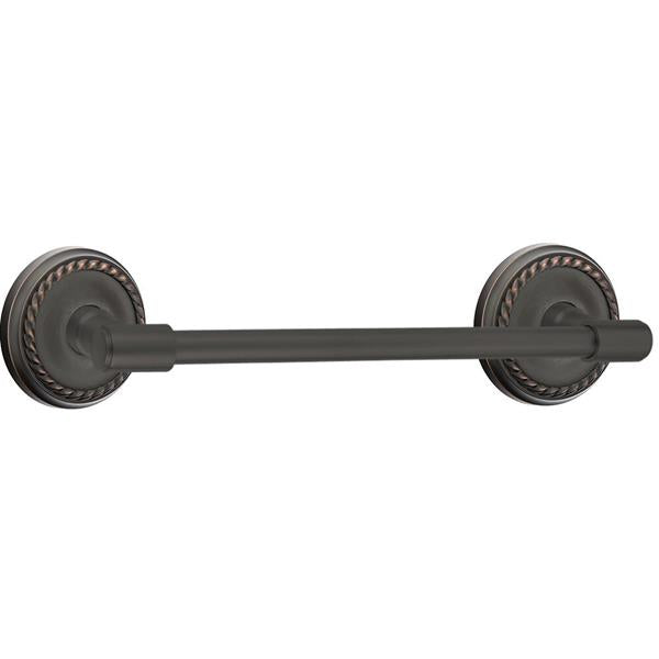 Emtek - Transitional Brass Towel Bar, 18 Inch