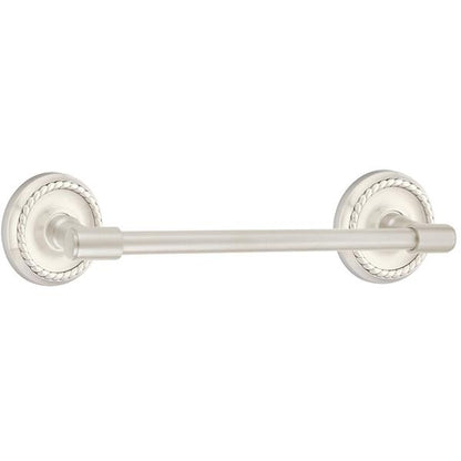 Emtek - Transitional Brass Towel Bar, 18 Inch