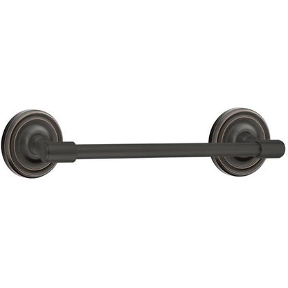 Emtek - Transitional Brass Towel Bar, 18 Inch