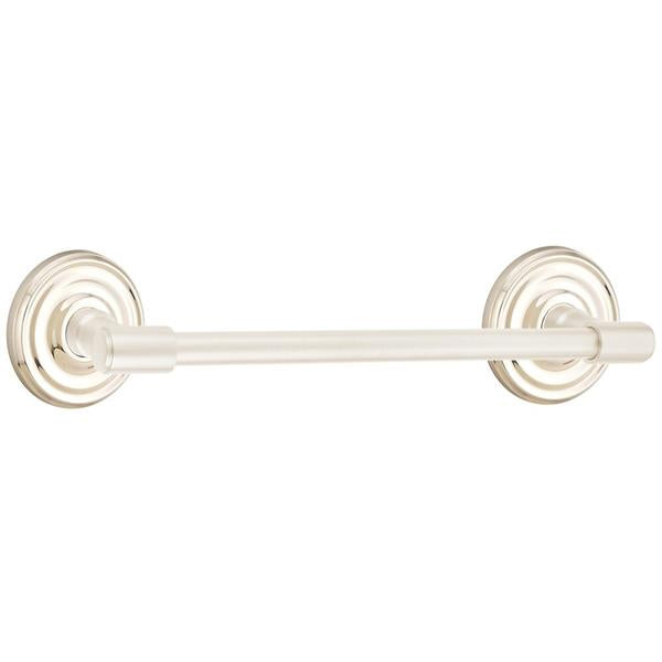 Emtek - Transitional Brass Towel Bar, 18 Inch