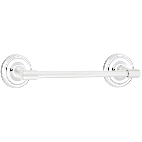 Emtek - Transitional Brass Towel Bar, 18 Inch
