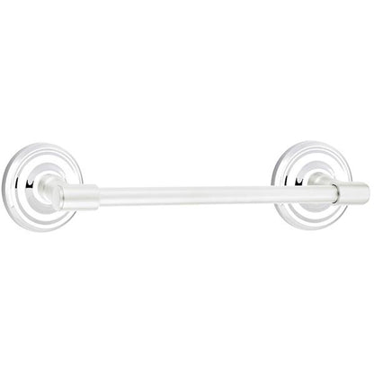 Emtek - Transitional Brass Towel Bar, 18 Inch