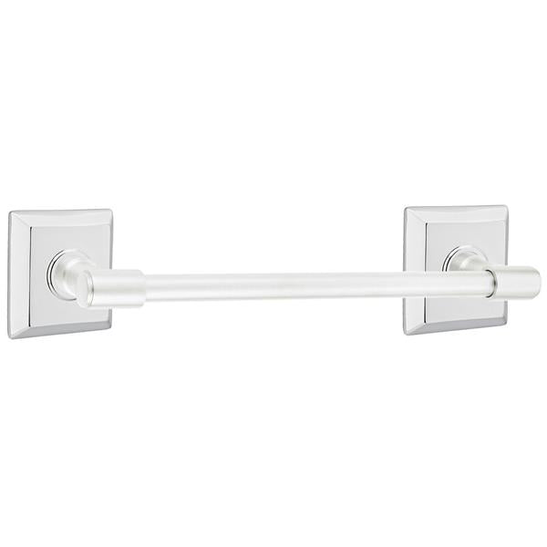 Emtek - Transitional Brass Towel Bar, 18 Inch