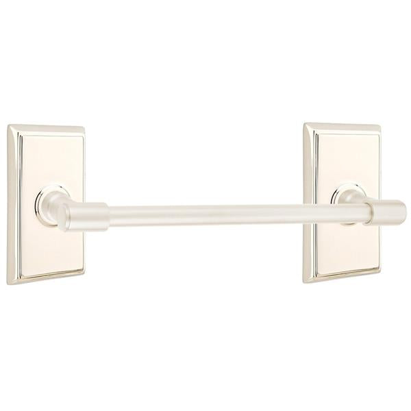 Emtek - Transitional Brass Towel Bar, 18 Inch
