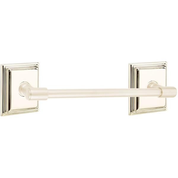Emtek - Transitional Brass Towel Bar, 18 Inch