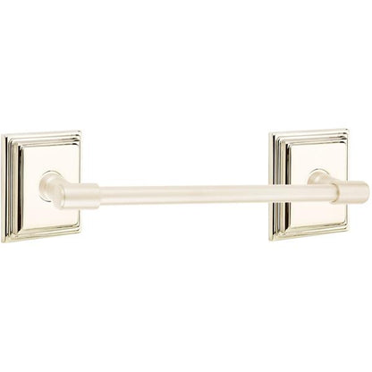 Emtek - Transitional Brass Towel Bar, 18 Inch