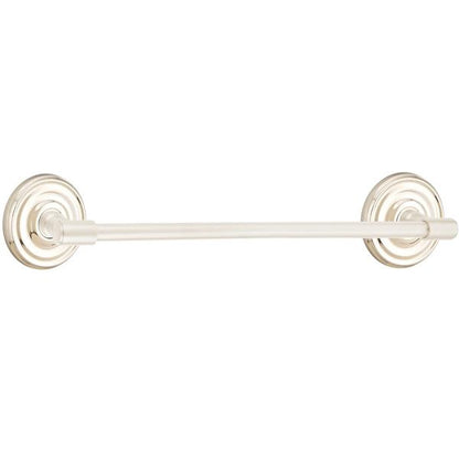 Emtek - Transitional Brass Towel Bar, 30 Inch