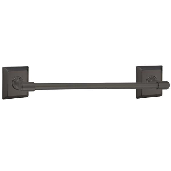 Emtek - Transitional Brass Towel Bar, 30 Inch