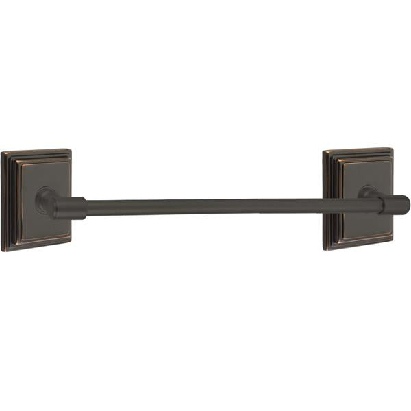 Emtek - Transitional Brass Towel Bar, 30 Inch