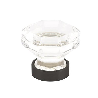 Emtek - Old Town Glass Cabinet Knob, 1 Inch