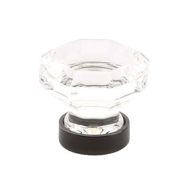 Emtek - Old Town Glass Cabinet Knob, 1-1/4 Inch