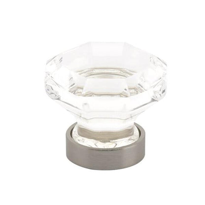 Emtek - Old Town Glass Cabinet Knob, 1-1/4 Inch