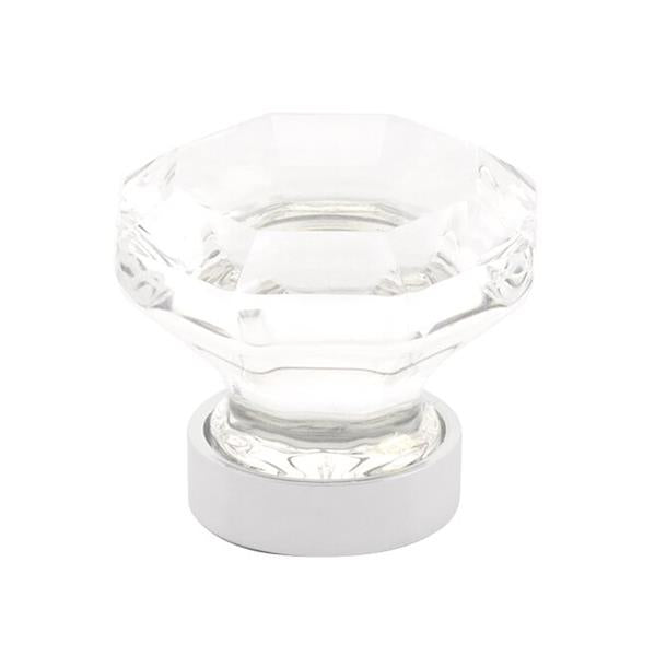 Emtek - Old Town Glass Cabinet Knob, 1-1/4 Inch