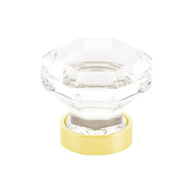 Emtek - Old Town Glass Cabinet Knob, 1-1/4 Inch