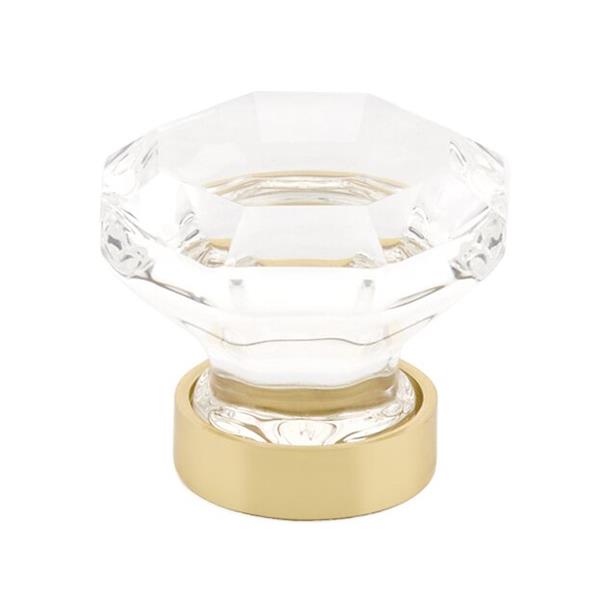 Emtek - Old Town Glass Cabinet Knob, 1-1/4 Inch