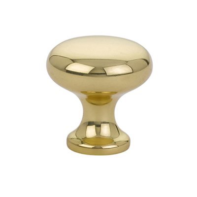Emtek - Cabinet Knob, Brass Providence, 1 Inch