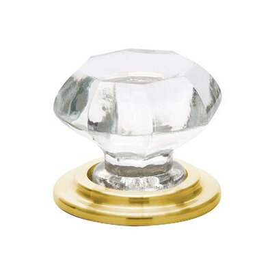 Emtek - Old Town Glass Wardrobe Knob, 1-3/4 Inch
