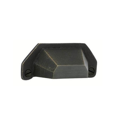 Emtek - Sandcast Bronze Bin Pull, 4 Inch C-C