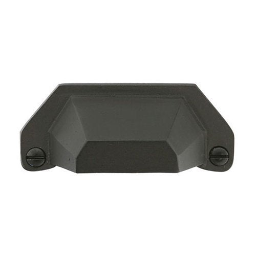 Emtek - Sandcast Bronze Bin Pull, 3 Inch C-C