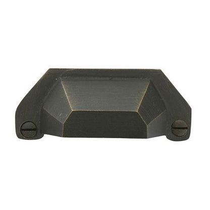 Emtek - Sandcast Bronze Bin Pull, 3 Inch C-C