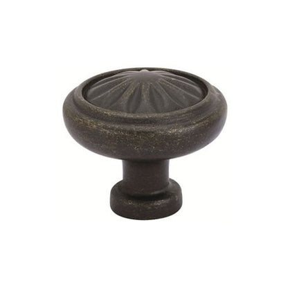 Emtek - Tuscany Bronze Round Cabinet Knob, 1 Inch