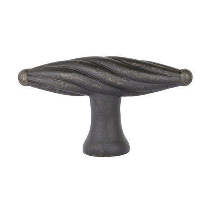 Emtek - Tuscany Bronze Twist Finger Knob, 3 Inch