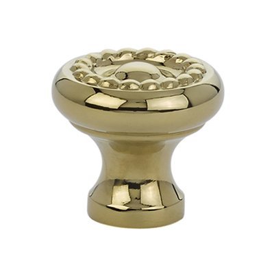 Emtek - Cabinet Knob, Brass Rope, 1 Inch