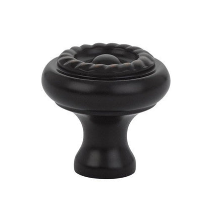 Emtek - Cabinet Knob, Brass Rope, 1-1/4 Inch