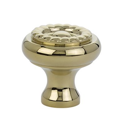 Emtek - Cabinet Knob, Brass Rope, 1-1/4 Inch
