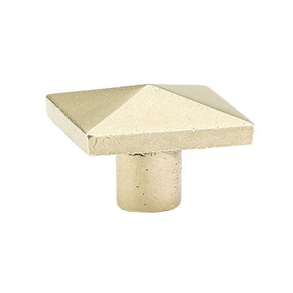 Emtek - Sandcast Bronze Square Knob, 1-1/4 Inch