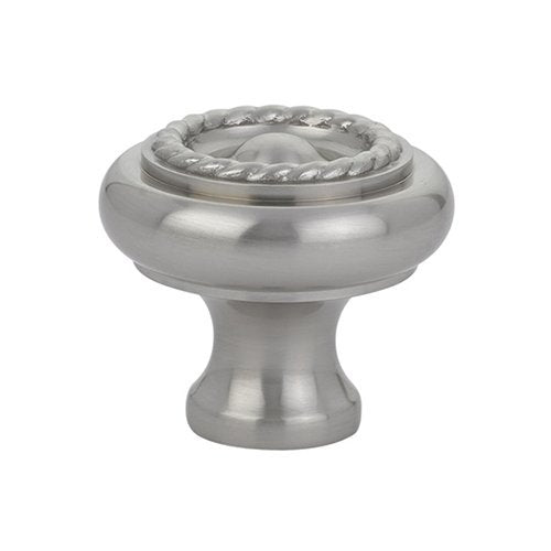 Emtek - Cabinet Knob, Brass Rope, 1-3/4 Inch