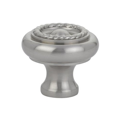 Emtek - Cabinet Knob, Brass Rope, 1-3/4 Inch