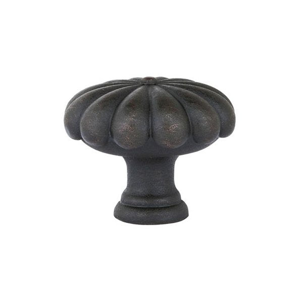 Emtek - Tuscany Bronze Fluted Round Knob, 1-1/4 Inch